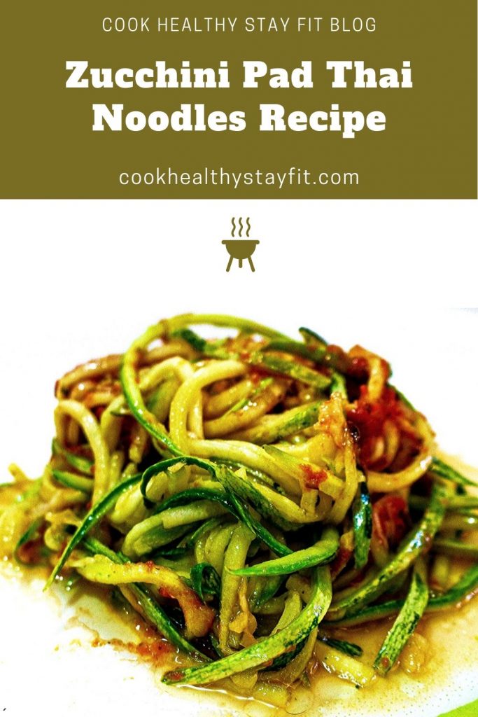 Zucchini Pad Thai Noodles Recipe