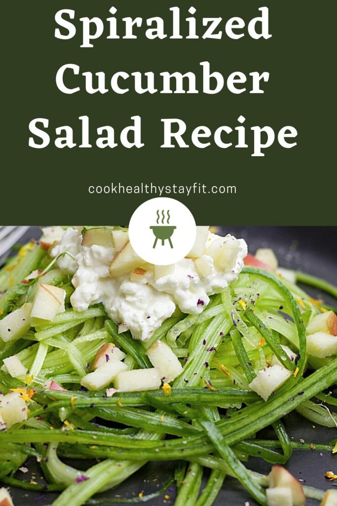 Spiralized Cucumber Salad Recipe