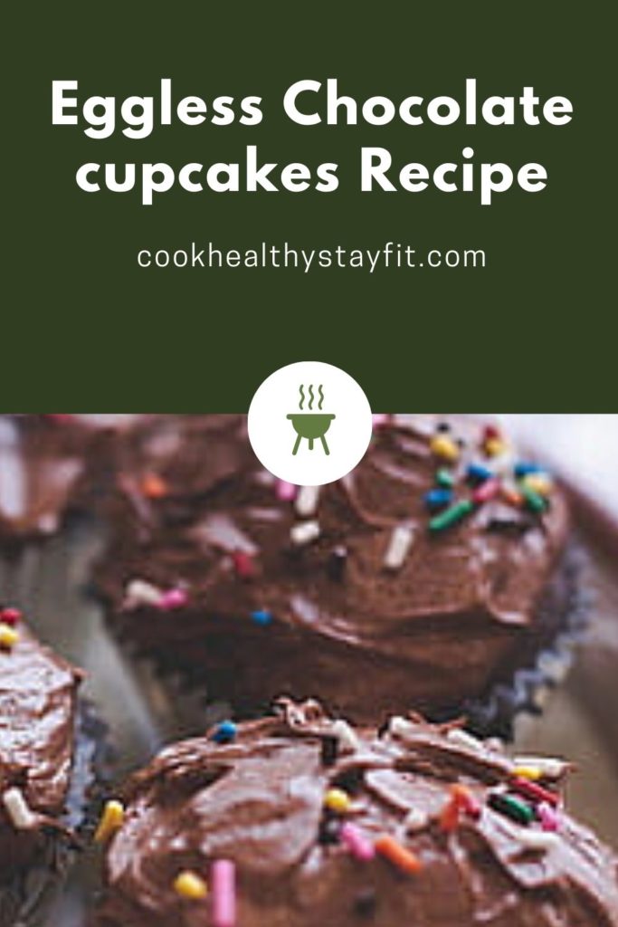 Eggless Chocolate Cupcakes Recipe With Vegan Chocolate Frosting