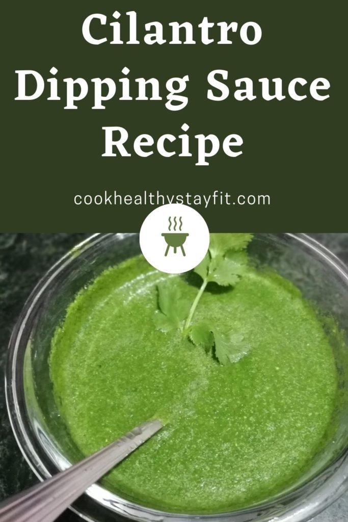 Cilantro Dipping Sauce Recipe