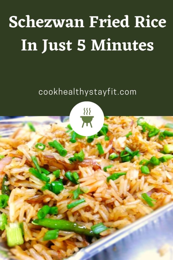 Schezwan Fried Rice In Just 5 Minutes