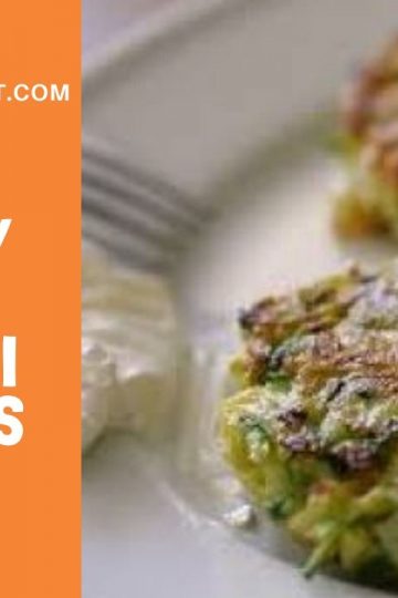 Healthy Baked Zucchini Fritters Recipe