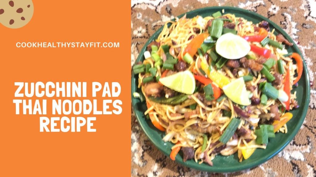 Zucchini Pad Thai Noodles Recipe