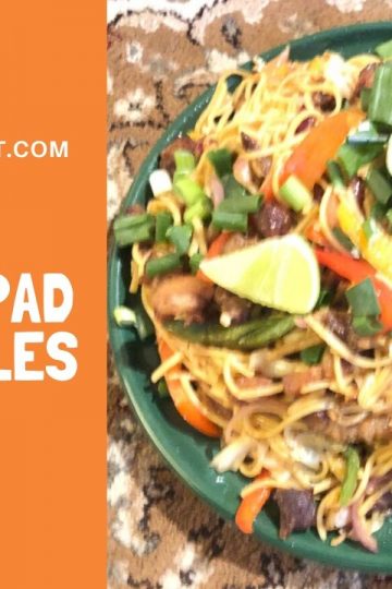 Zucchini Pad Thai Noodles Recipe