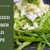 Spiralized Cucumber Salad Recipe