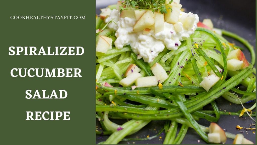 Spiralized Cucumber Salad Recipe