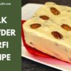 Milk Powder Burfi Recipe