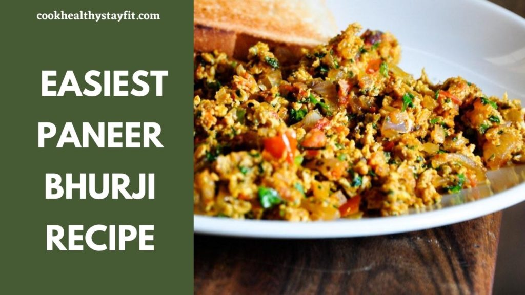 Easiest Paneer Bhurji Recipe l Simple l Less Ingredients