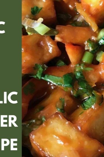 Garlic Paneer | Chilli Garlic Paneer Recipe