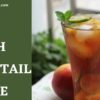 Easy Peach Mocktail Recipe