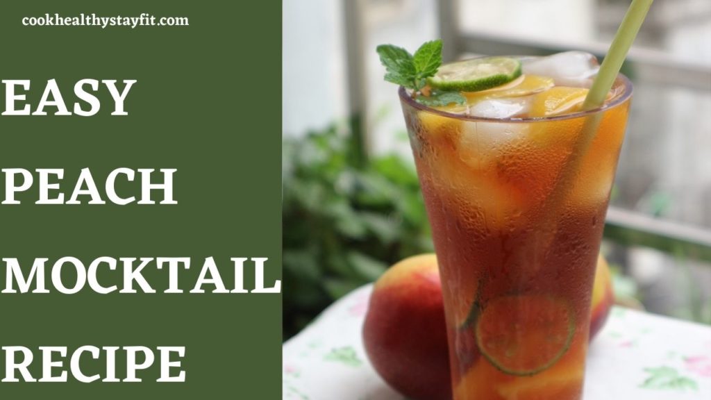 Easy Peach Mocktail Recipe