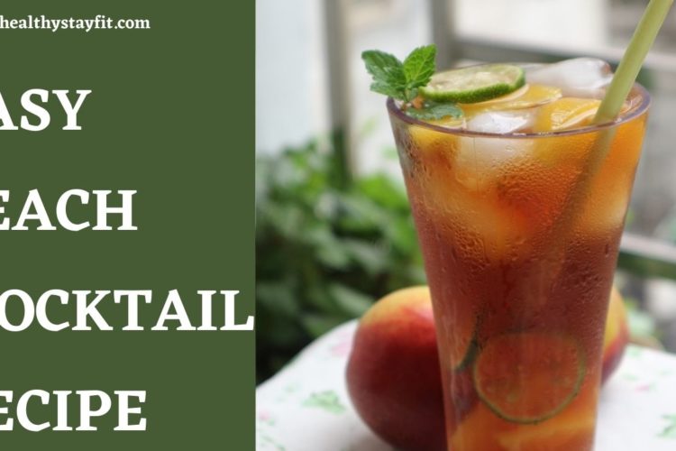 Easy Peach Mocktail Recipe