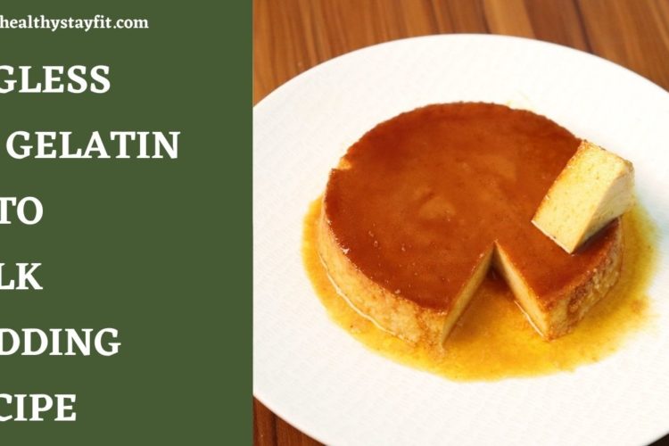 Eggless No Gelatin Keto Milk Pudding Recipe