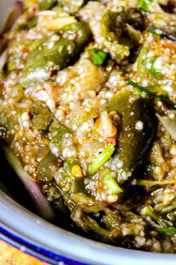 Undhiyu - A Mixed Vegetable Gujarati Dish