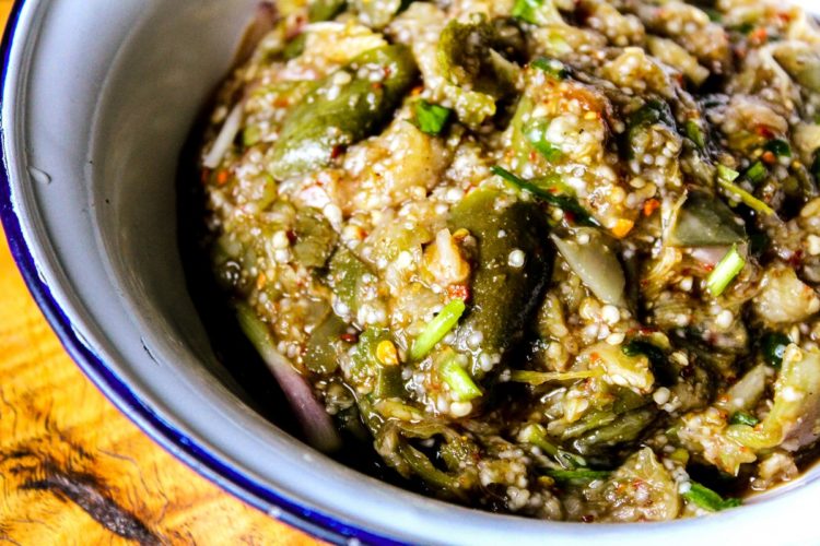 Undhiyu - A Mixed Vegetable Gujarati Dish