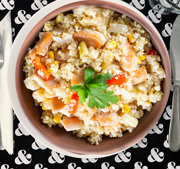 Quinoa Chicken Fried Rice Recipe