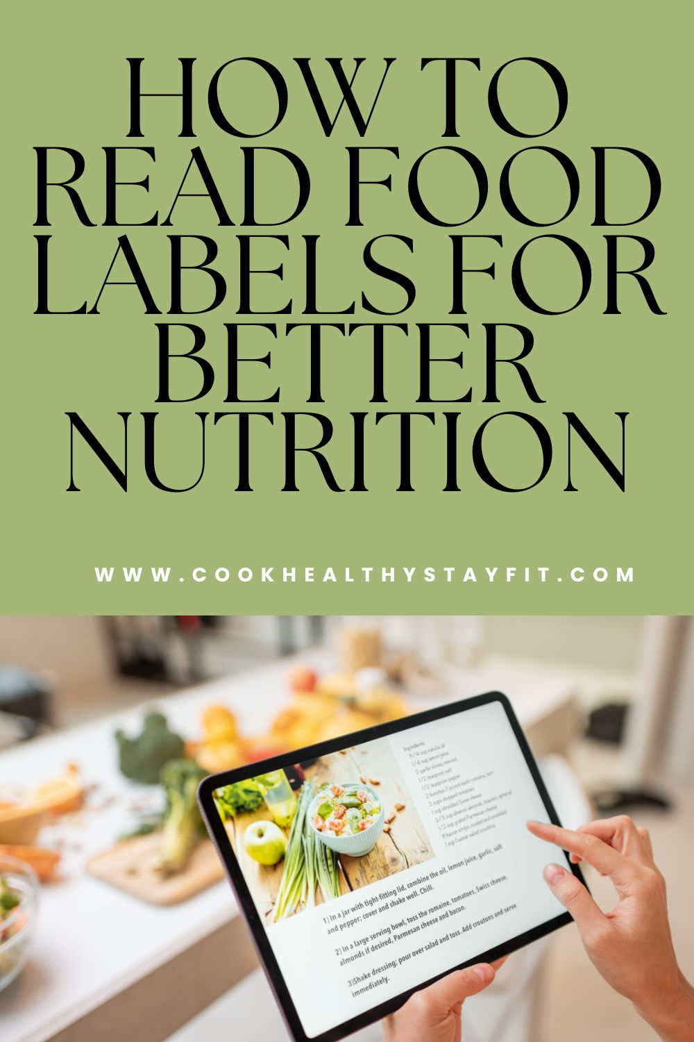 How to Read Food Labels for Better Nutrition